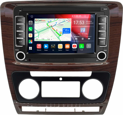 Штатная магнитола Skoda Octavia A5 2004-2013 (под дерево) Canbox GT305-RP-11-352-396 2/32 Android 10 (IPS, DSP, CarPlay)