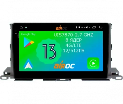 Штатная магнитола Airoc 2K AU-1112 для Toyota Highlander 3