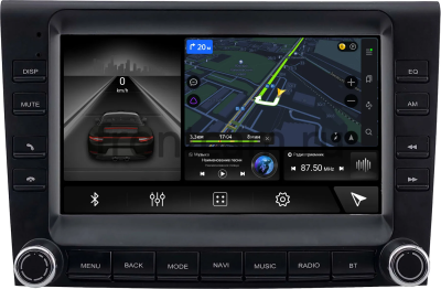 Porsche Cayman (987), 911 (997), Boxster (987) 2004-2012 (черная) OEM на Android 10 (CarPlay, AHD, 1/32) (RK7-RP-2165-511)