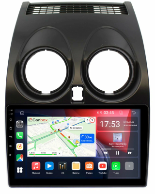 Nissan Qashqai, Dualis 2007-2014 Canbox RS9-9007 1.5/32 Android 10 (IPS, DSP, CarPlay)