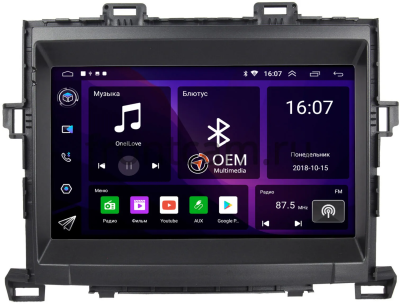 Штатная магнитола Toyota Alphard 2, Vellfire 2008-2015 Canbox RS9-9156 1.5/32 Android 10 (IPS, DSP, CarPlay)