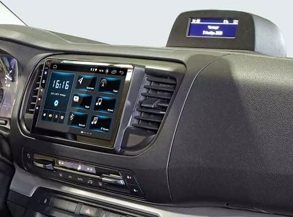 Incar RFR-FC249 Переходная рамка для установки магнитолы 9 дюймов Citroen Dispatch, Jumpy, Spacetourer, Peugeot Expert, Traveller 2016+