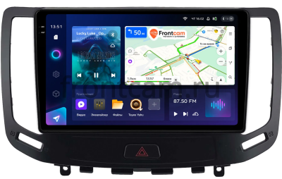 Штатное головное устройство Teyes CC3 2K 4/64 9.5 дюймов RM-9-2148 для Infiniti G25, G37, G35 2006-2013 (для авто без кнопок TEL и APPS, Тип A, can BSJ) на Android 10 (4G-SIM, DSP, QLed)