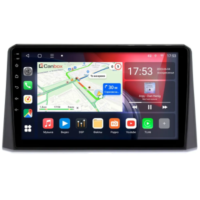 Штатная магнитола Toyota Corolla (E210), Corolla Cross 2018-2024 (глянцевая) Canbox Logic-i3 5738-10-1178 на Android 11 (4G-SIM, 6/128, DSP, 360, QLed)