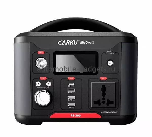 Многофункциональный внешний аккумулятор CARKU PS-300 (78000мА/ч, 280.8 Вт/ч)