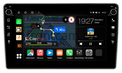 Штатная магнитола Ford F-series (F-250, F-350, F-450, F-550) 2007-2013 Canbox M-Line 7805-10-2189 на Android 10 (4G-SIM, 2/32, DSP, QLed) С крутилками