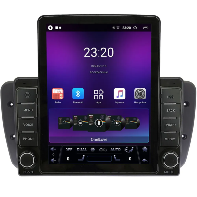 Штатная магнитола Canbox GT095-9308 для Seat Ibiza 4 2008-2015 на Android 10 (QLed, 2/32, DSP, CarPlay)
