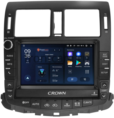 Штатное головное устройство Toyota Crown (S200) 2008-2012 (Для авто c монитором и DVD) Teyes CC3L WIFI 2/32 9 дюймов RM-9-5377 на Android 8.1 (DSP, IPS, AHD)