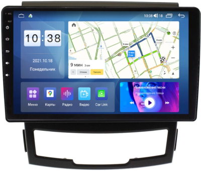 Магнитола для Ssang Yong Actyon 2011-2012 Parafar на Андроид 12.0 PF159LUX1RGx