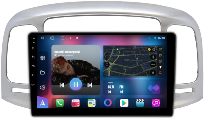FarCar S500 TM3009M штатная магнитола для Hyundai Accent, Verna 2006-2012 на Android 14 c 2Gb, DSP, 4G