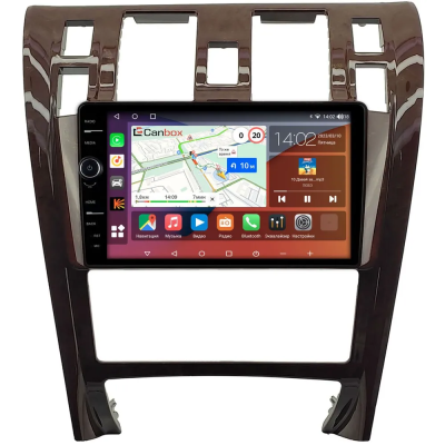 Штатная магнитола Canbox H-Line 7845-9-0302 для Hyundai Terracan 2001-2007 (под дерево) на Android 10 (4G-SIM, 8/256, DSP, QLed)