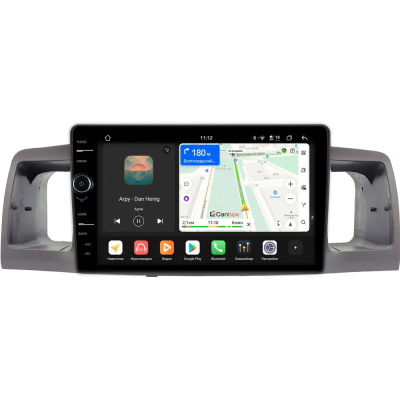 Штатная магнитола Toyota Allex, Corolla (E120) 2000-2007 (бежевая) Canbox PRO-Line 7875-9-0254 на Android 13 (4G-SIM, 8/256, DSP, QLed)