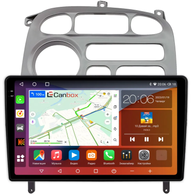 Штатная магнитола Hyundai Starex, H1 2000-2007 (серая) Canbox H-Line 2K 4182-9-0292 на Android 10 (4G-SIM, 4/64, DSP, QLed)