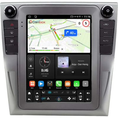Штатное головное устройство Volkswagen Passat B7 2011-2015 (с климат-контролем, Тип B) Canbox (Tesla style) 9.7 дюймов 4/64 GTR096-1312-66 на Android 10 (QLed, DSP, CarPlay)