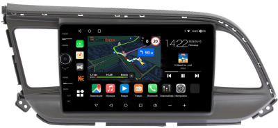 Штатная магнитола Canbox M-Line 7840-9207 для Hyundai Elantra 6 (AD) 2018-2020 (черная) на Android 10 (4G-SIM, 2/32, DSP, QLed)