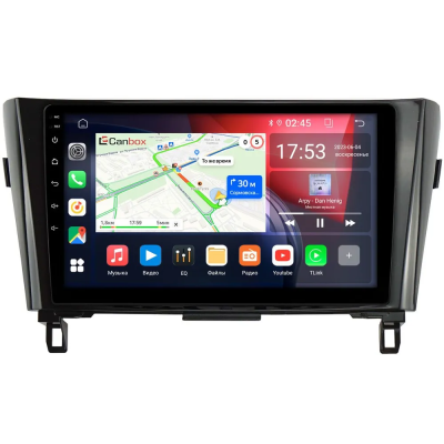 Штатная магнитола Canbox RS10-1052/1077 для Nissan Qashqai 2, X-Trail (T32) 2013-2022 1.5/32 Android 10 (IPS, DSP, CarPlay)