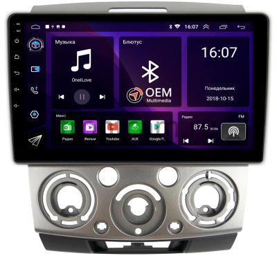 Штатная магнитола Ford Ranger 2 2006-2011 Canbox RS9-9139 1.5/32 Android 10 (IPS, DSP, CarPlay)