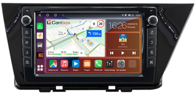 Штатная магнитола Canbox H-Line 7822-9-0742 для Kia Niro 2016-2022 (черная, глянцевая) на Android 10 (4G-SIM, 4/32, DSP, IPS) С крутилками