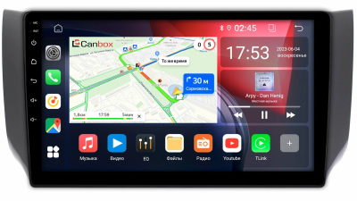 Штатная магнитола Canbox RS10-1008 для Nissan Sentra 7 (B17), Tiida 2 2012-2019 (авто без Navi) на Android 10 (IPS, DSP, CarPlay)