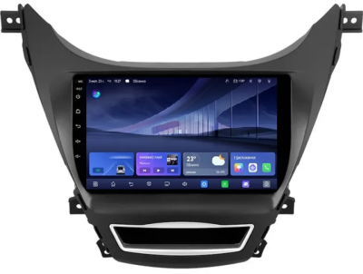 Kuberg OL-9706-OL-9009-EQ штатная магнитола для Hyundai Elantra 2010-2013 на Android 14 с 6GB, DSP, 4G