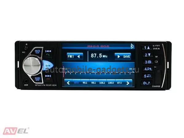 AVS080W (#001) Универсальная магнитола 1DIN