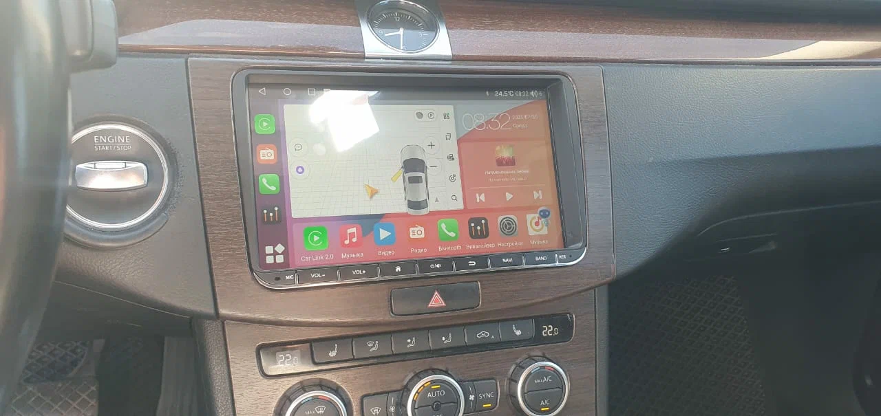 Установка штатной магнитолы Canbox H-Line на android для Volkswagen Passat B7 2011-2015 Установка штатной магнитолы Canbox H-Line на android для Volkswagen Passat B7 2011-2015