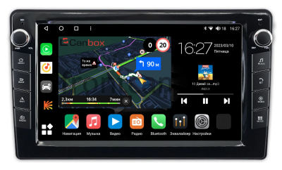 Штатная магнитола Opel Astra G 1998-2009 (устанавливается наверх) Canbox M-Line 7821-9-0026 на Android 10 (4G-SIM, 2/32, DSP, IPS) С крутилками
