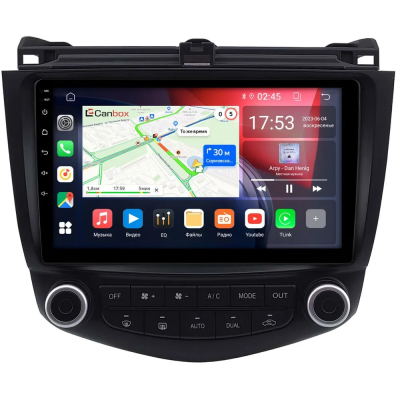Honda Accord 7 2002-2008 (Тип 3) Canbox RS9-2198 1.5/32 на Android 10 (IPS, DSP, CarPlay)