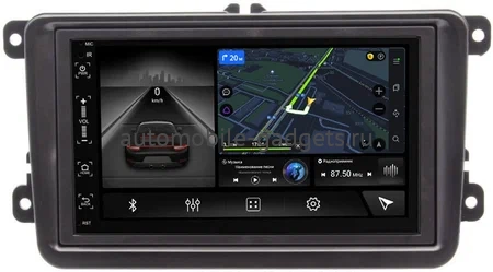 Магнитола в штатное место 2 din Volkswagen Amarok, Caddy, Golf, Passat, Polo Canbox M-Line 5511-RP-VWTRN-22 на Android 10 (4G-SIM, 2/32, DSP, IPS)
