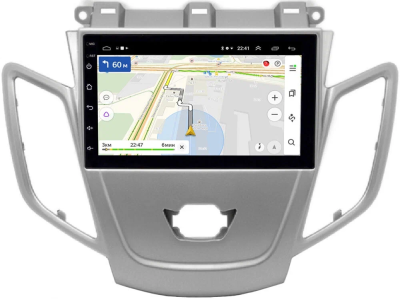 Магнитола в штатное место Ford Fiesta (Mk6) 2008-2019 (серая) OEM на Android 10 (CarPlay, AHD, 1/32) (RK7-RP-11-304-226)