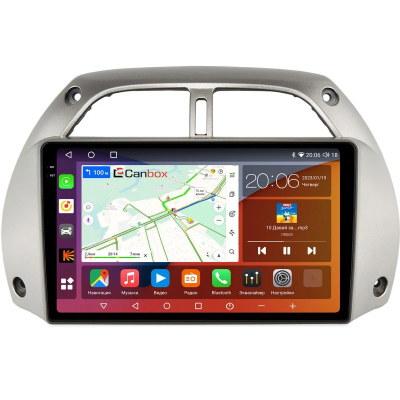 Штатная магнитола Canbox EVO 2K 5833-9-262 для Toyota RAV4 2 (XA20) 2000-2003 на Android 14 (4G-SIM, 16/512, DSP, QLed, AI, 360)