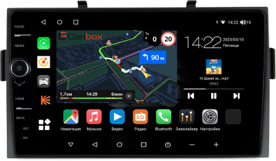 Штатная магнитола Honda Ridgeline 2005-2014 Canbox M-Line 7841-9-2685 на Android 10 (4G-SIM, 4/64, DSP, QLed)