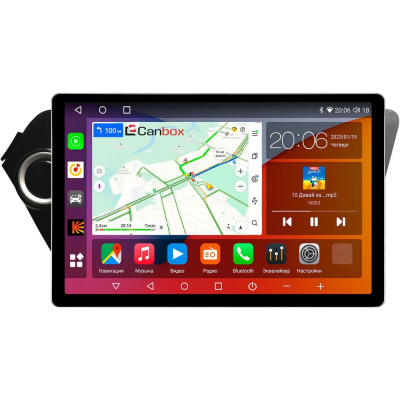 Штатная магнитола Kia Rio 3 2011-2017 Canbox H-Line 2K 4128-9011 11.5 дюймов на Android 10 (4G-SIM, 8/256, DSP, QLed)