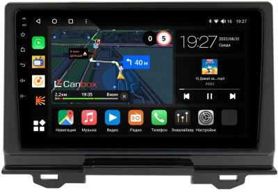 Штатная магнитола Canbox M-Line 4544-9-1148 для Honda Vezel 2, HR-V 3, XR-V 2 2022-2024 (глянцевая) на Android 10 (4G-SIM, 2/32, DSP, QLed)
