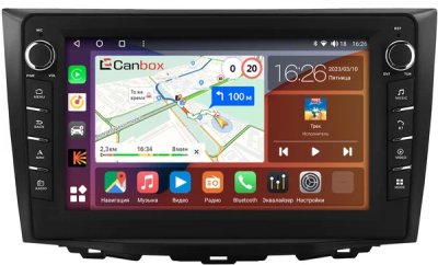 Штатная магнитола Suzuki Kizashi 2009-2014 Canbox H-Line 7833-9-2804 на Android 10 (4G-SIM, 4/64, DSP, IPS) С крутилками