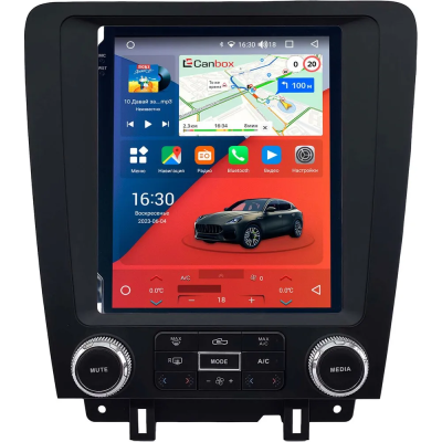Штатное головное устройство Ford Mustang 5 2009-2014 Canbox PRO-Line (Tesla style) 9.7 дюймов 6/128 7882-1312-230 на Android 13 (4G-SIM, DSP, QLed)