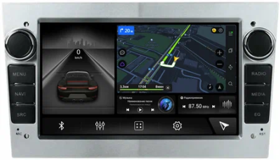 Штатная магнитола Canbox M-Line 7651 2/32 для Opel Astra H 2004-2015, Antara, Agila A, Combo C, Zafira B, Vectra С, Corsa С, D, Meriva A, Omega B, Tigra B, Vita C, Vivaro A на Android 10 (4G-SIM, DSP, IPS) Серебро