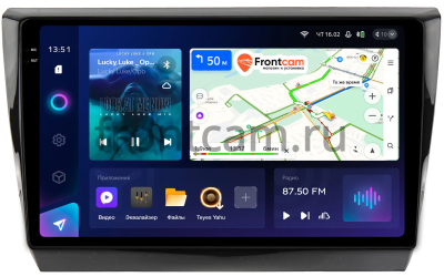 Штатное головное устройство Teyes CC3 2K 360 6/128 10.36 дюймов RM-1039 для Lifan Myway 2016-2020 на Android 10 (4G-SIM, DSP, QLed)