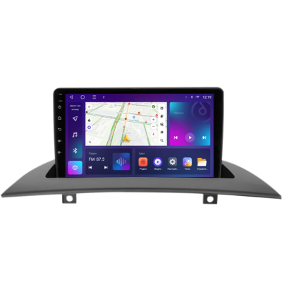 Магнитола для BMW X3 2006-2010 матовая черная Parafar на Андроид 12.0 PF885LUX1RGx