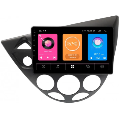 Штатная магнитола OEM RK9-1716 для Ford Focus 1998-2005 (черная) на Android 10 (CarPlay, AHD, 1/32)