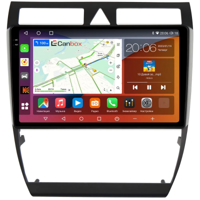 Штатная магнитола Audi A6 (C5), A6 (C5) Allroad, S6 (C5), RS6 (C5) 1997-2006 Canbox EVO 2K 5815-9110 на Android 14 (4G-SIM, 6/128, DSP, QLed, AI, 360)