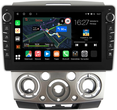 Штатная магнитола Ford Ranger 2 2006-2011 Canbox M-Line 7831-9139 на Android 10 (4G-SIM, 2/32, DSP, IPS) С крутилками
