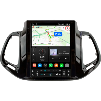 Штатное головное устройство Jeep Compass 2 2017-2024 Canbox (Tesla style) 9.7 дюймов 4/64 GTR096-1312-155 на Android 10 (QLed, DSP, CarPlay)