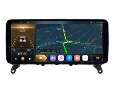 Штатная магнитола BMW X3 2011-2017 F25 (CIC/NBT), X4 2014-2017 F26 (NBT) 12,3 дюйма Carmedia MKD-BM004-11-17-X3-1051-Q на Android 12 (4G-SIM, 6/128, DSP, QLed) Mercedes Style