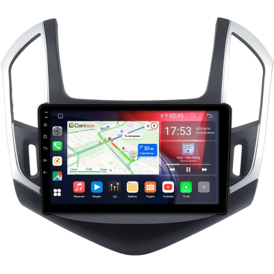 Штатная магнитола Canbox RS9-0663 для Chevrolet Cruze 2012-2016 (черно-серая, матовая) 1.5/32 Android 10 (IPS, DSP, CarPlay)