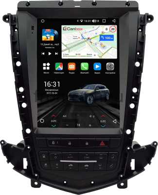 Штатное головное устройство Cadillac SRX 2 2009-2012 Canbox (Tesla style) 9.7 дюймов 2/32 GT096-1312-219 на Android 10 (QLed, DSP, CarPlay)