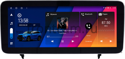 Штатная магнитола Lexus RX 270, RX 350, RX 450h 2008-2015 (вид 5, тип B, can LZ) 12.3 дюйма Canbox GT1232-0081 на Android 10 (CarPlay, 2/32, DSP, QLed) Mercedes Style