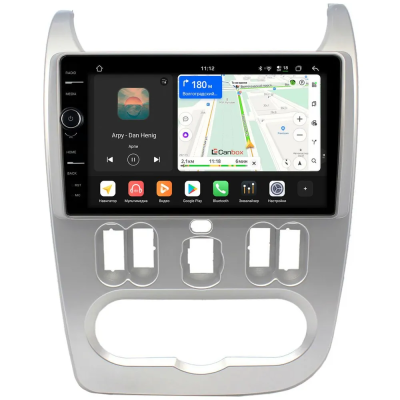 Штатная магнитола Renault Logan, Sandero 2009-2015 Canbox PRO-Line 7875-9181 Android 13 (4G-SIM, 8/256, DSP, QLed)