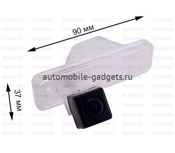 Штатная камера заднего вида Pleervox PLV-CAM-HYN09 для Hyundai Santa Fe 2012+, Creta 2016+
