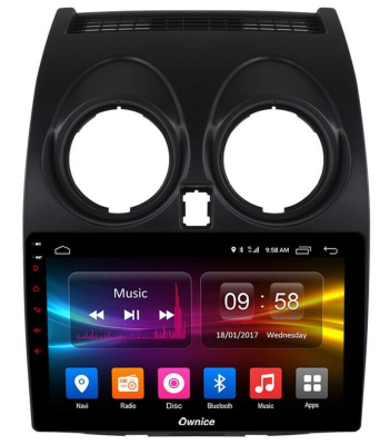 Carmedia OL-9662-I Штатная магнитола для Nissan Qashqai (J10), Dualis 2007-2014 на Android 10 c 2GB, DSP, 4G